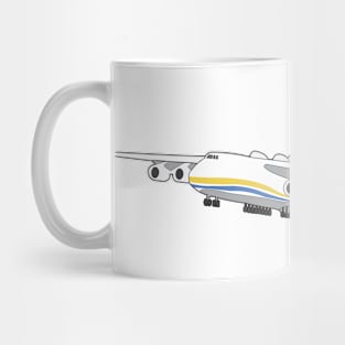 Antonov 225 Mryia Ukraine Jumbo Jet Cargo Airplane Mug